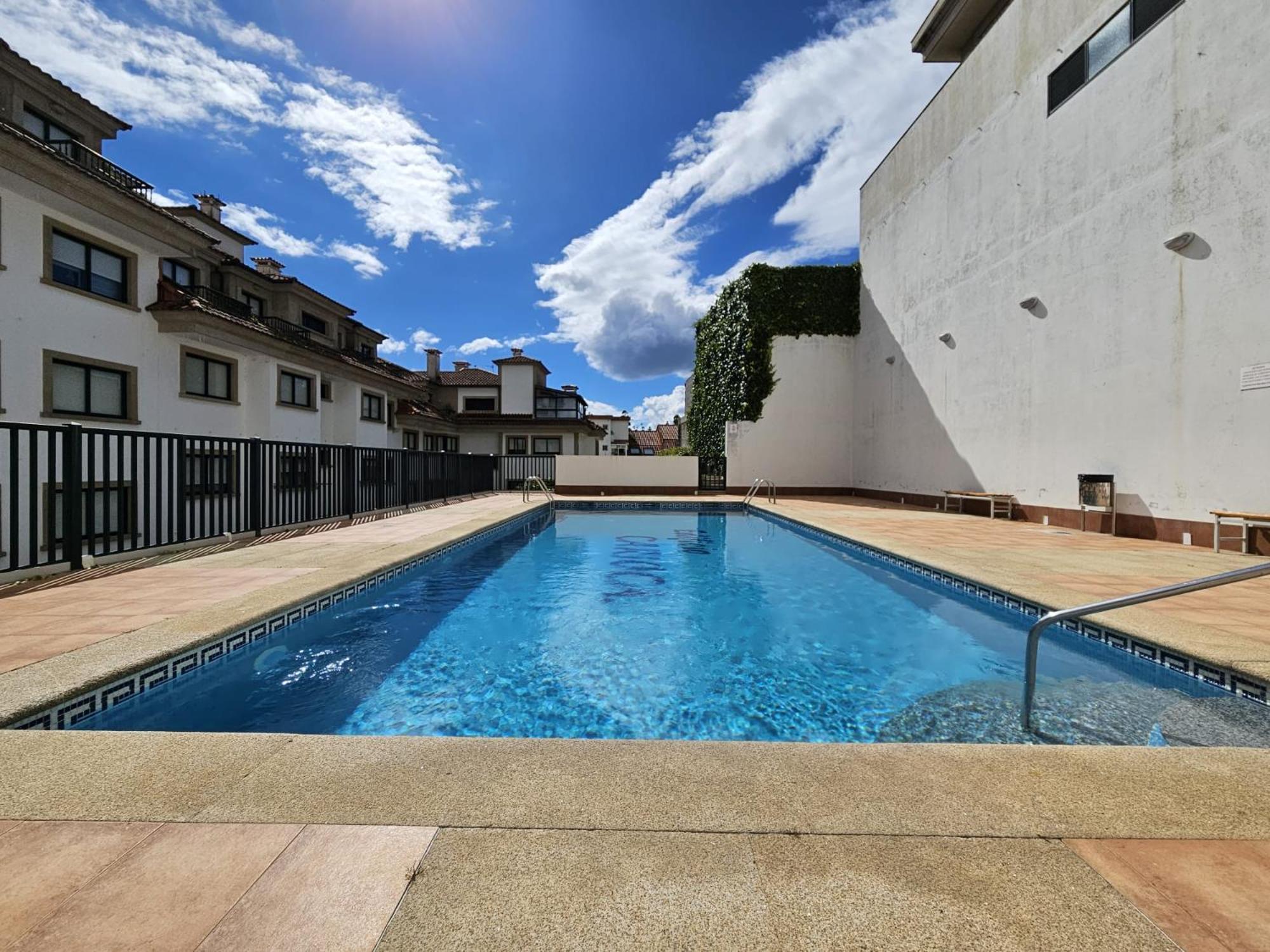Estupendo Alojamiento En Silgar Con Piscina Sanxenxo Bagian luar foto